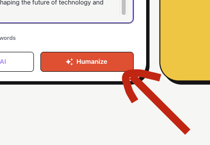 Click "Humanize"